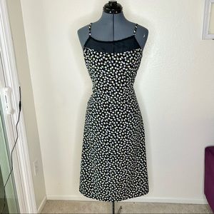 Floral dress with mesh top